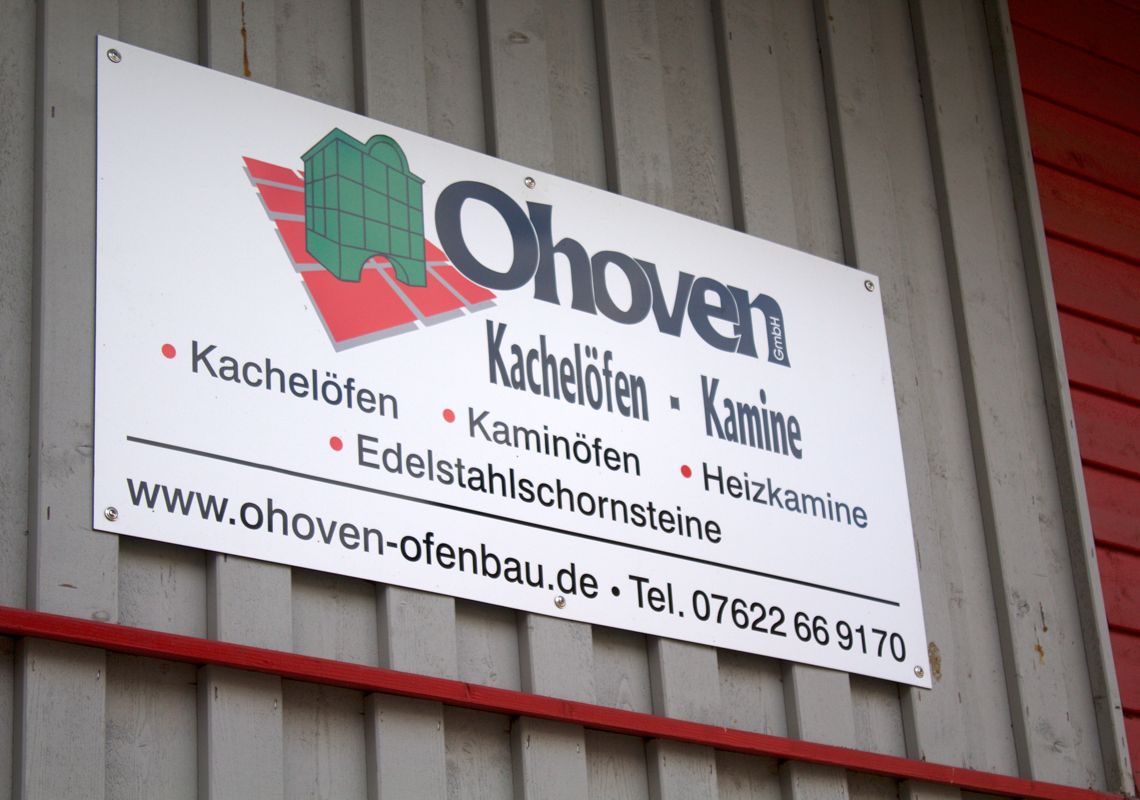 Ohoven GmbH Schopfheim - Firmenschild